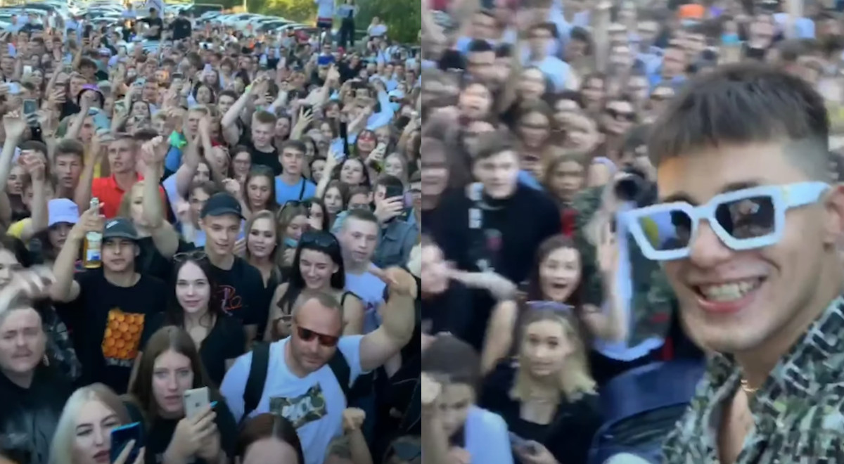 Prokuratura zajmie się nielegalnym koncertem rapera Żabsona - setki fanów bez maseczek i dystansu