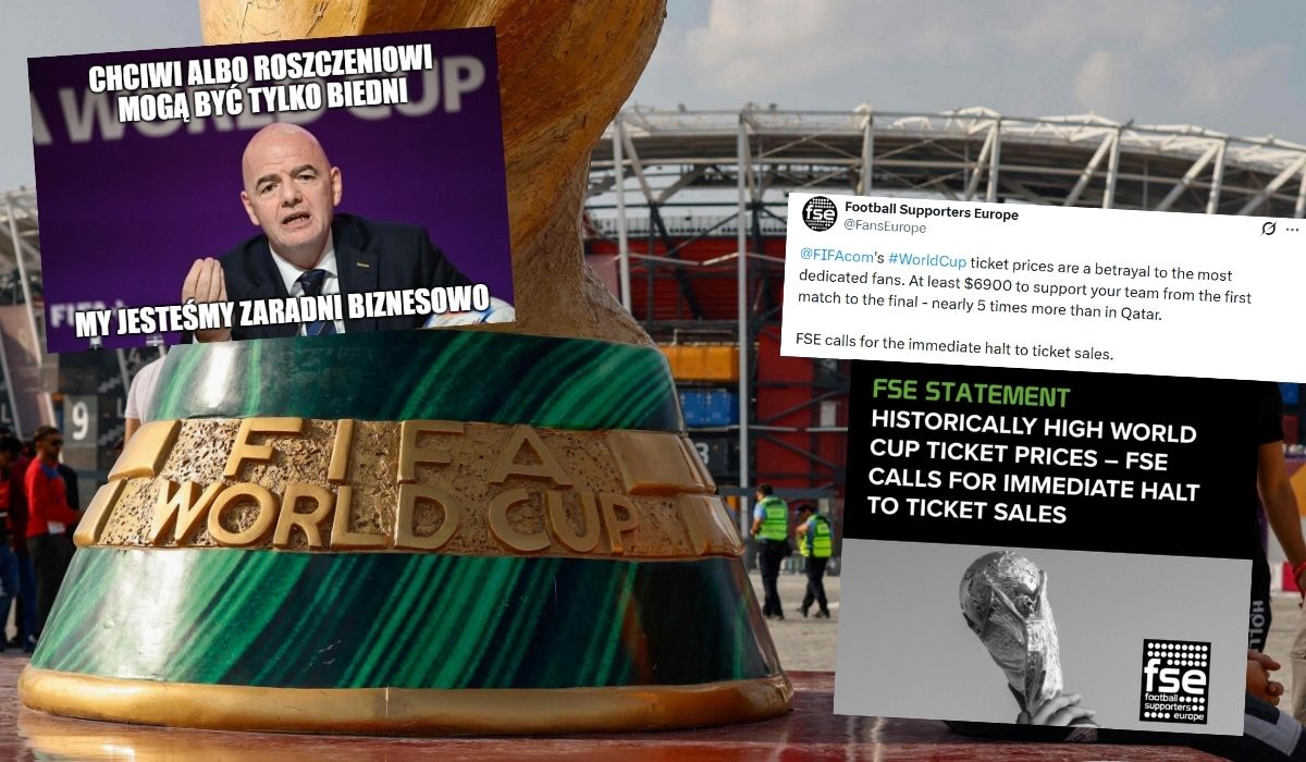 Ujawniono ceny biletów na mundial, rozgoryczeni kibice zarzucają FIFA chciwość i zdradę ideałów