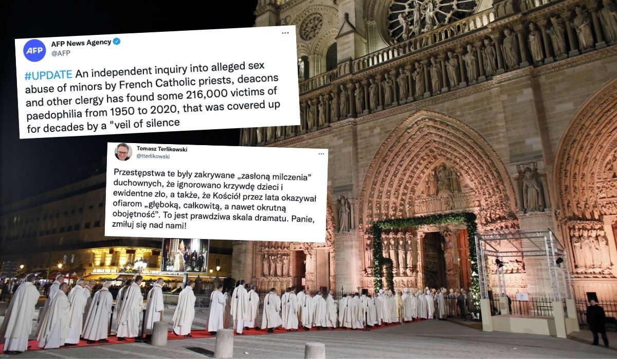 Francja: od 1950 roku ofiarami molestowania księży padło 216 tysięcy dzieci