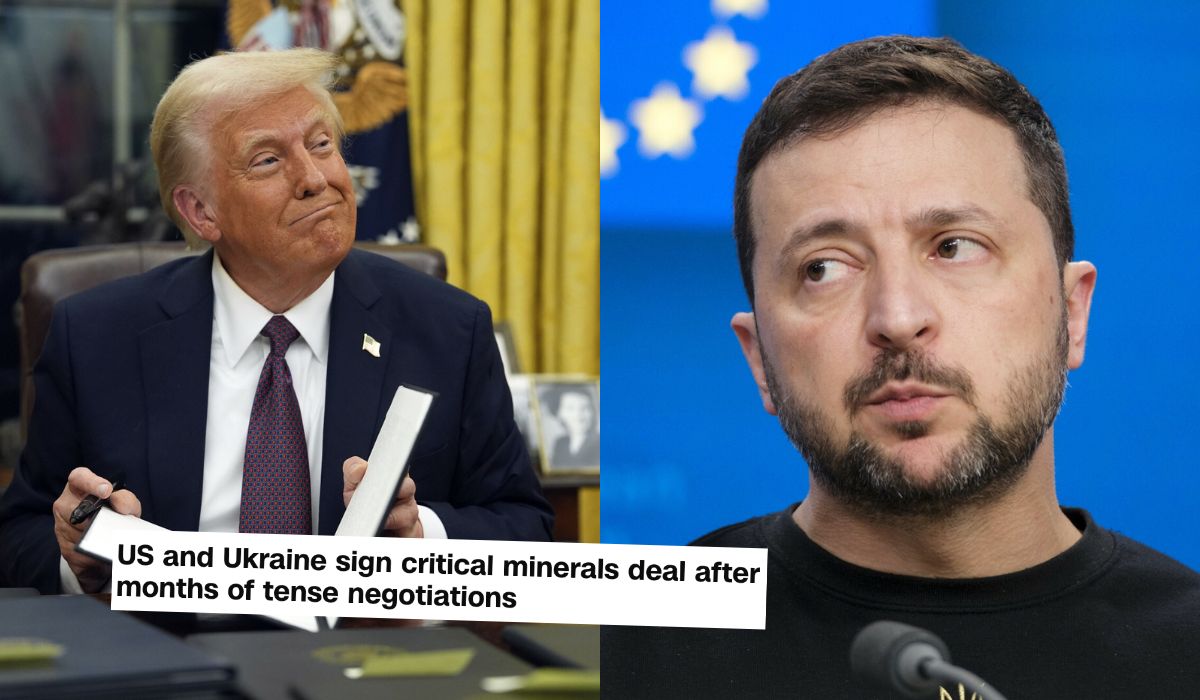 Donald Trump wstał dziś prawą nogą, podpisał umowę z Ukrainą i wyśle im broń