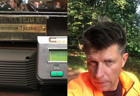 Petru usiadł w Sejmie na miejscu Tyszki: "Trochę obciach, że tu siadłem"