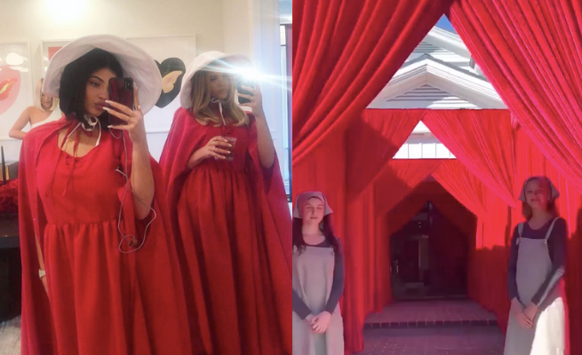 Kylie Jenner urządziła sobie wesołą imprezkę w stylu "Opowieści podręcznej"