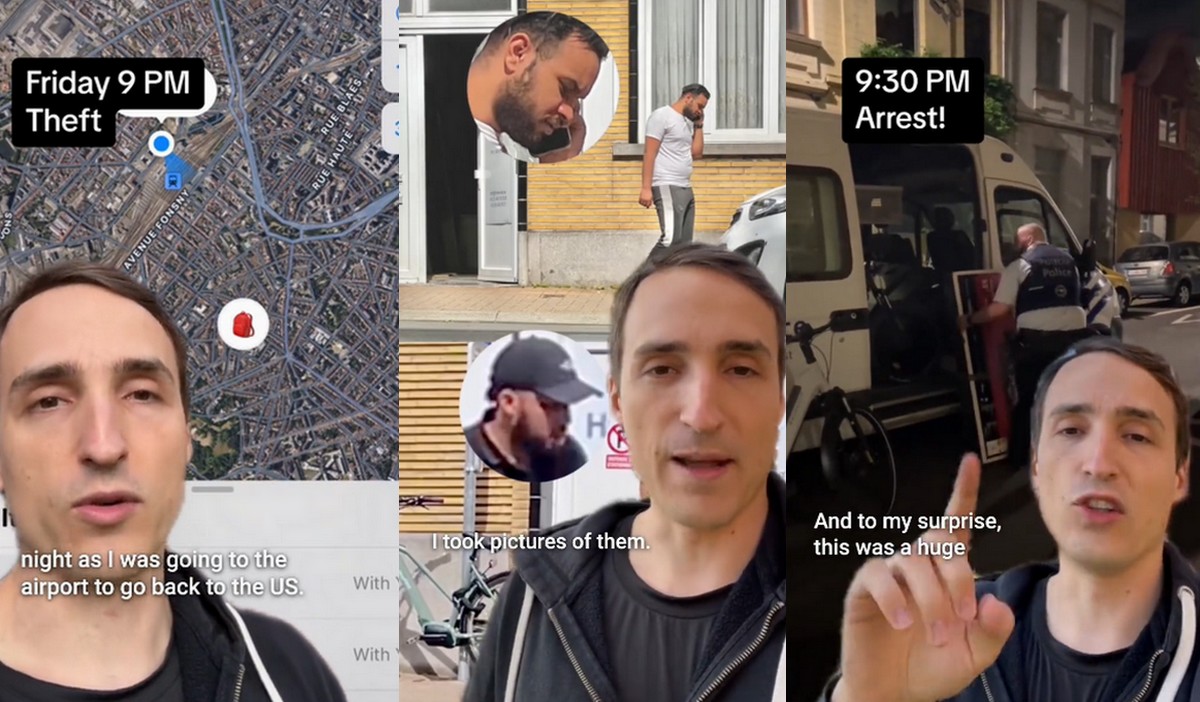 Bruksela: okradziony tiktoker zawziął się i rozbił całą siatkę złodziei