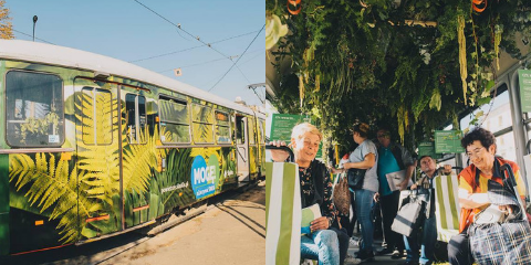 Na Śląsku kursuje zielony tramwaj antysmogowy