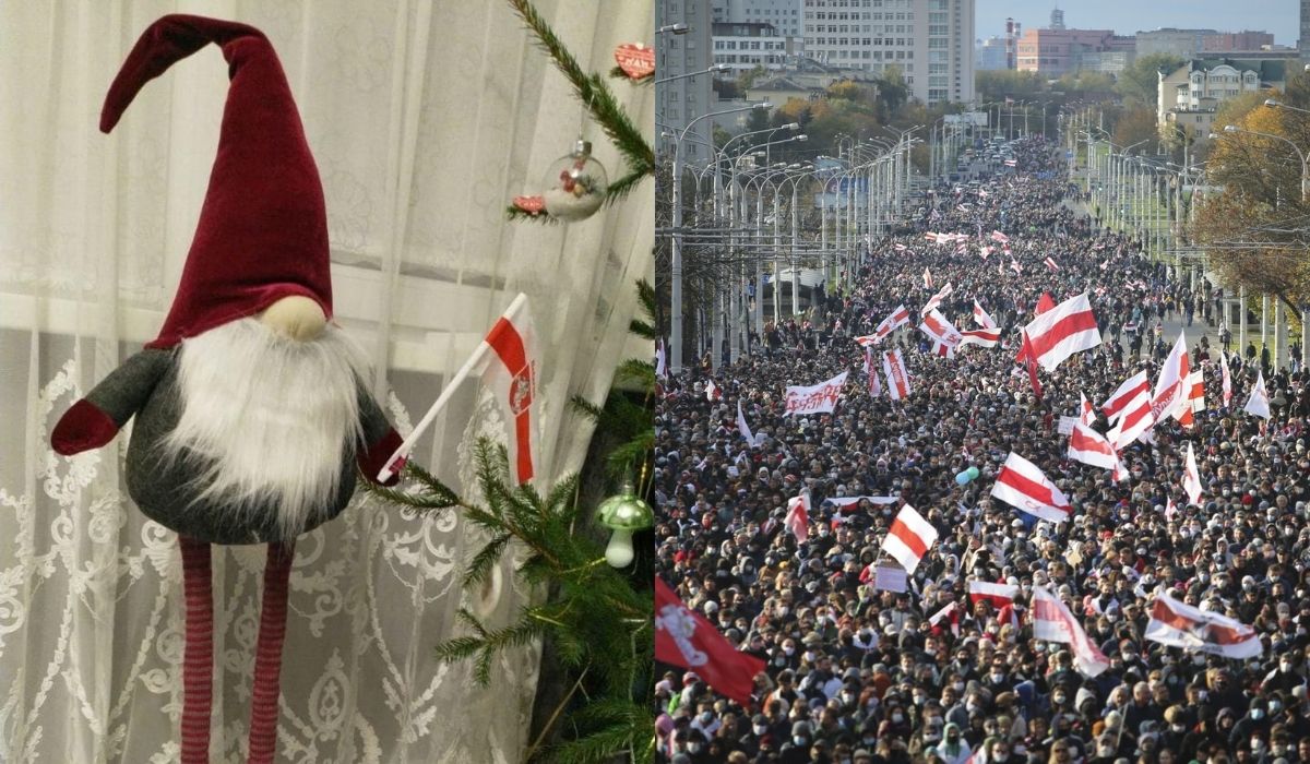 Białoruś: krasnoludek z flagą w oknie potraktowany jako jednoosobowa pikieta