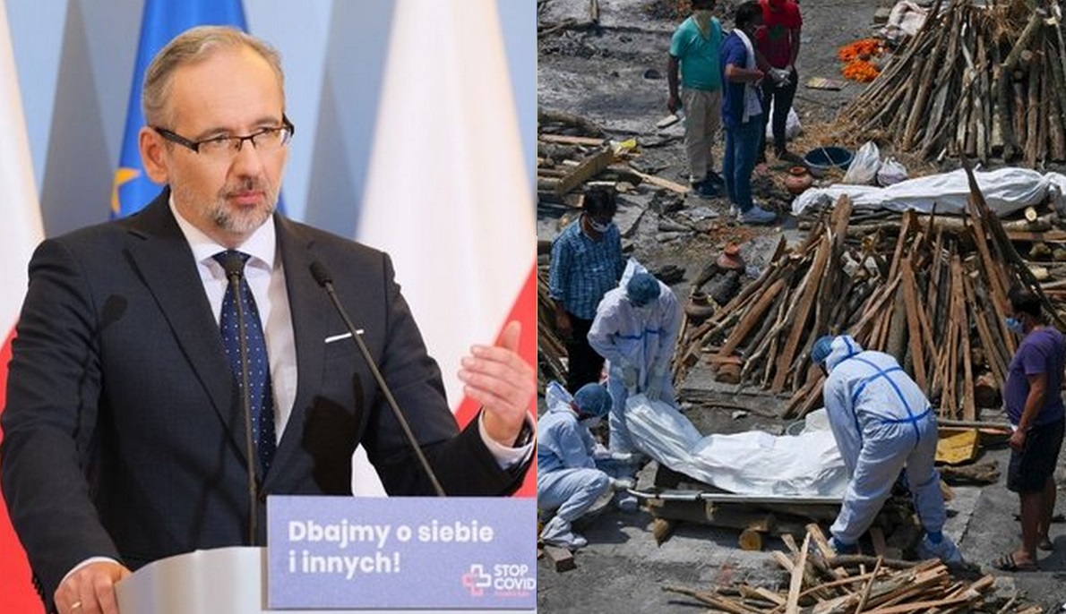 Minister Zdrowia informuje oficjalnie o dwóch ogniskach indyjskiej mutacji koronawirusa