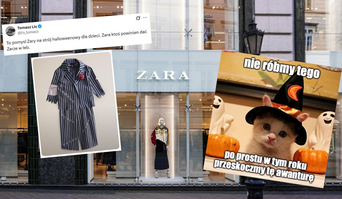Zara wycofała strój na Halloween dla dzieci, bo wyglądał jak obozowy pasiak