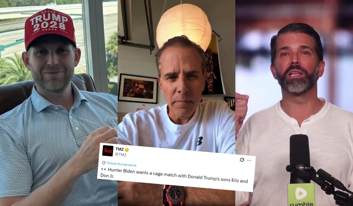 Syn Joe Bidena wyzwał synów Donalda Trumpa na pojedynek w oktagonie