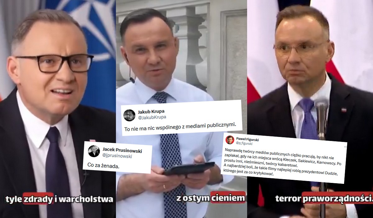 TVP przedstawiła stronniczy i złośliwy materiał o prezydencie Dudzie, jak kiedyś o Tusku za czasów PiS