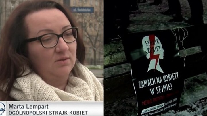 Marta Lempart z Ogólnopolskiego Strajku Kobiet: "Nie poddamy się. Mają się ODPIE*RZYĆ OD KOBIET!"
