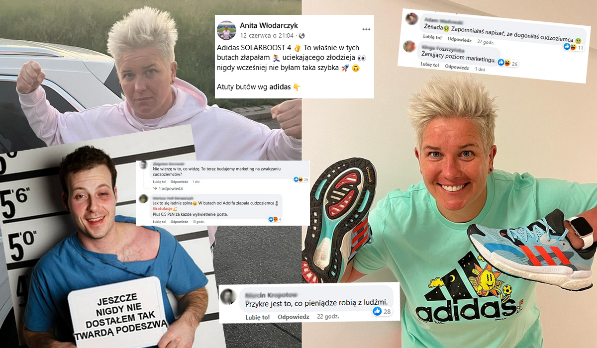 Włodarczyk wykorzystała sytuację z włamaniem do jej auta do reklamy butów, co wywołało wiele krytycznych komentarzy