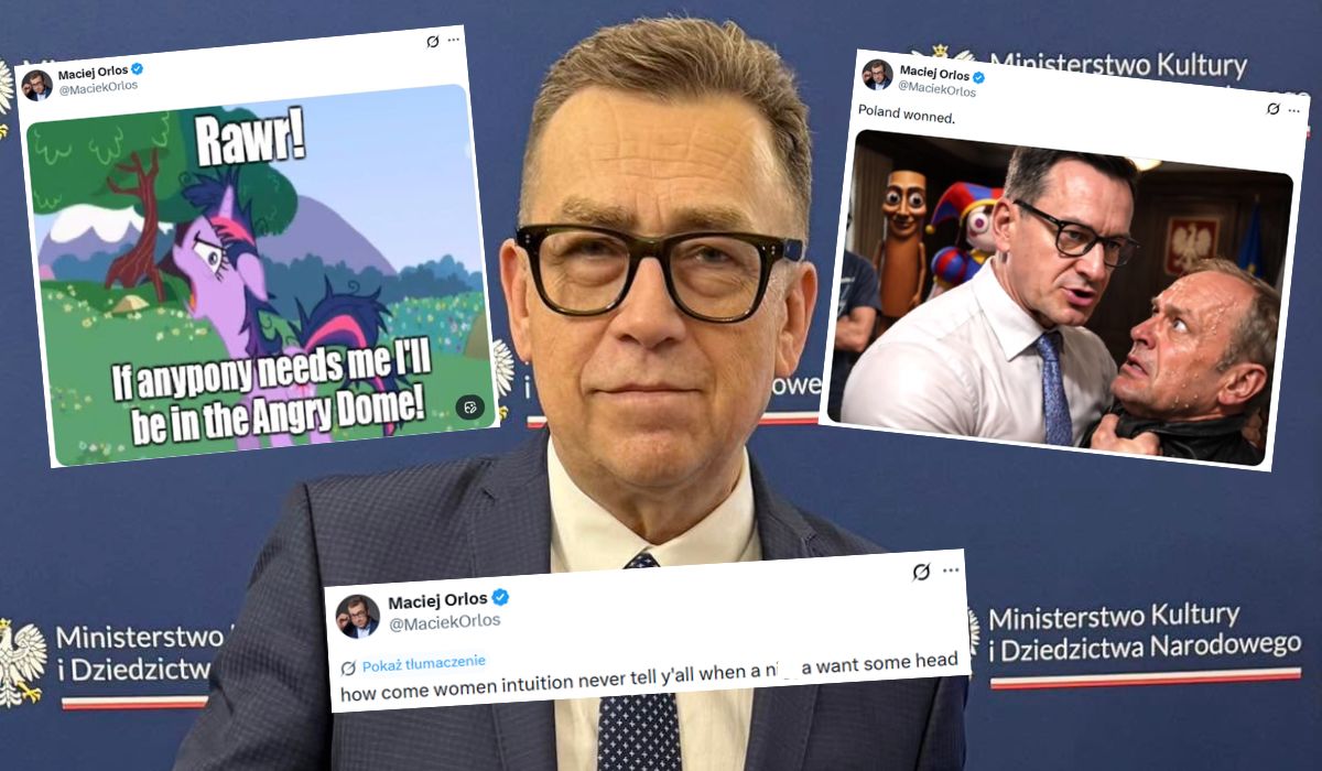 Ktoś podszywa się pod Macieja Orłosia i pisze sprośne refleksje, ale serwis X ignoruje zgłoszenia