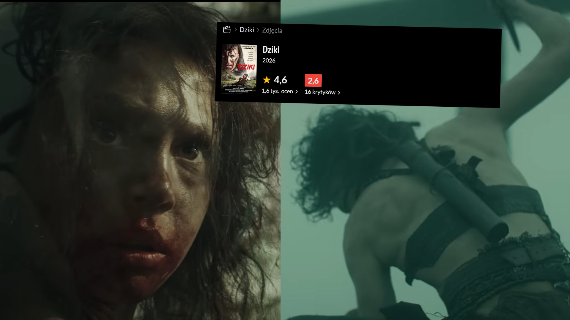 Polski film "Dziki", tworzony z myślą o podbiciu IMAX, zaliczył mocną klapę