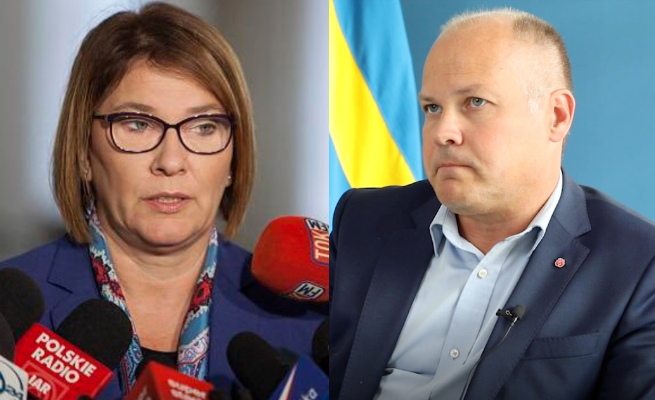Szwedzki minister upomina Beatę Mazurek i prosi, żeby zrobiła coś z polskimi złodziejami