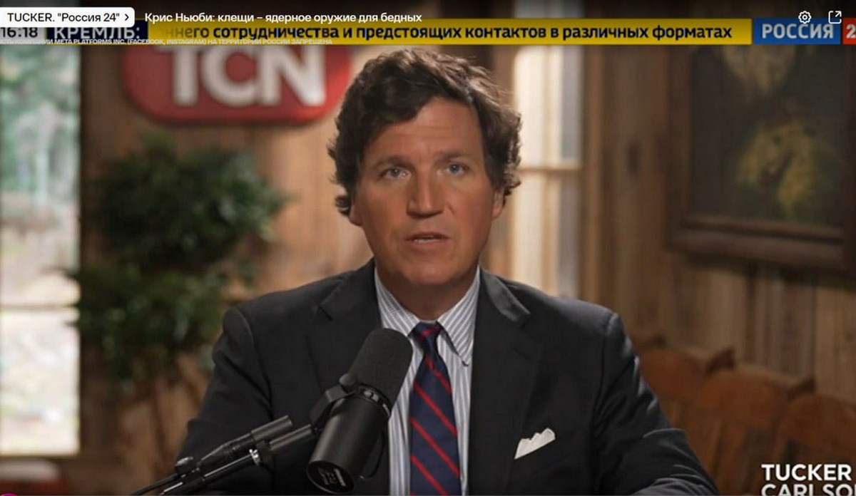 Tucker Carlson dostał program w propagandowej Russia24