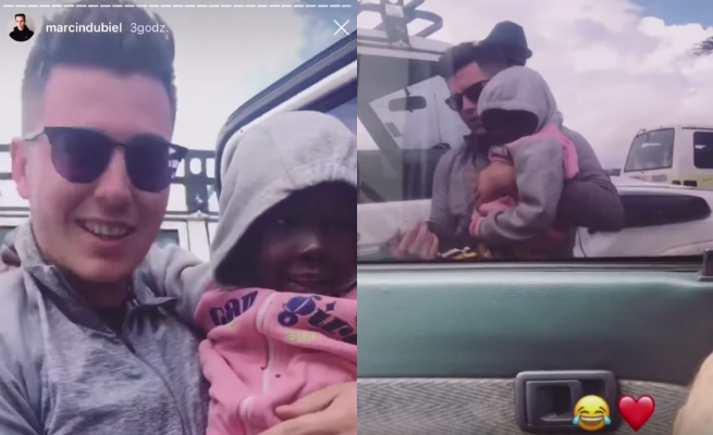 Youtuber Marcin Dubiel śmieje się z dziecka w Afryce. Już skasował wideo