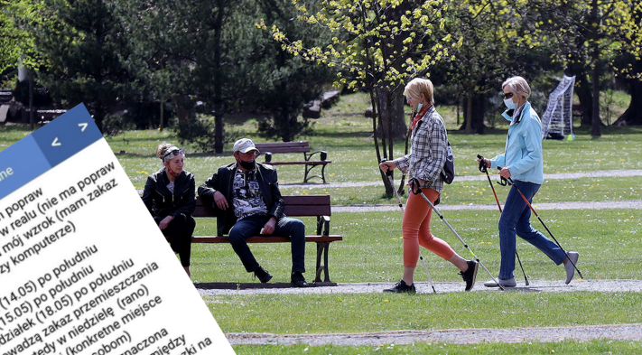 Bytom: nauczyciel chce poprawy w parku bo ma słaby wzrok i nie może długo siedzieć przed komputerem