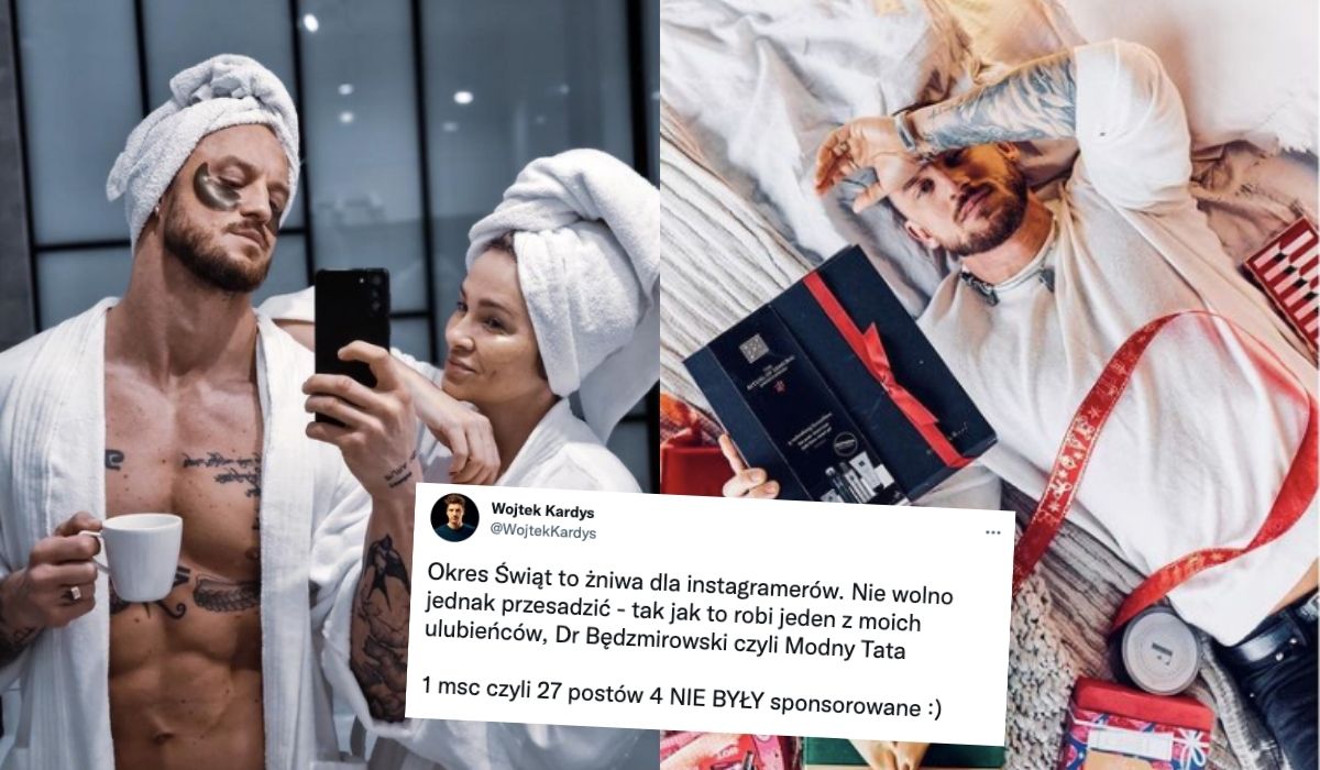 Instagramer "modny tata" pogonił do pracy całą rodzinę i publikuje prawie same reklamy