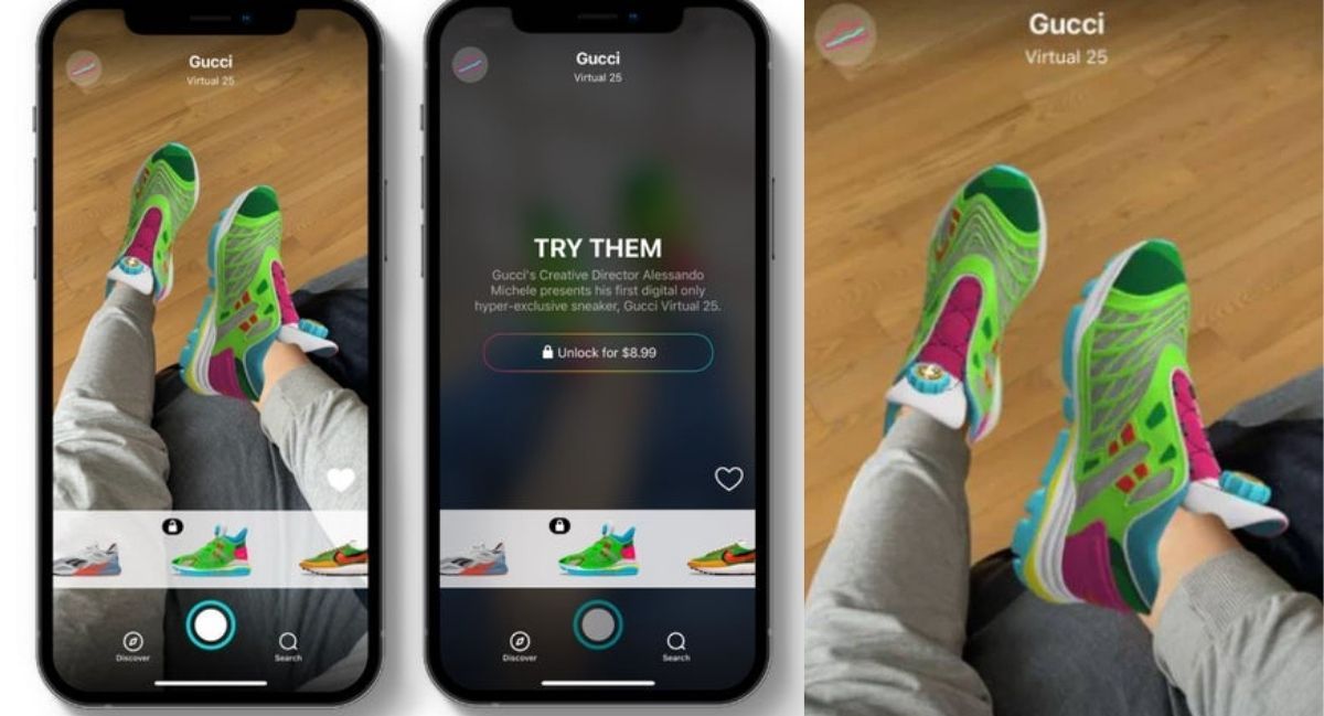 Gucci sprzedaje nowe sneakersy za 12 dolarów, ale mają taką wadę, że są wyłącznie wirtualne