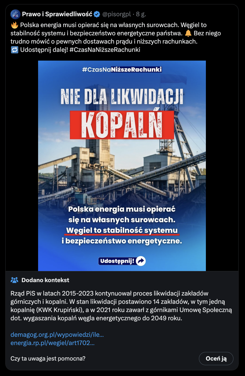 piękna notka społeczności xD