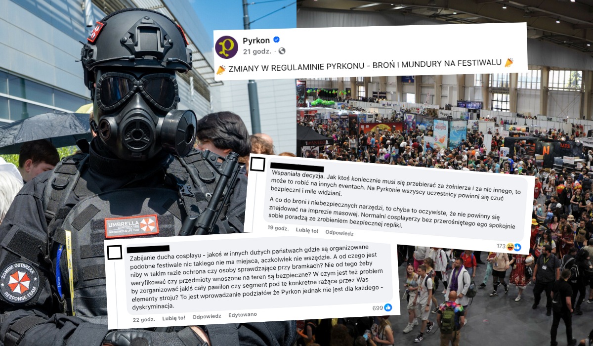 Festiwal Pyrkon zmaga się z dyskusją o granicach przebrań i noszenia imitacji broni