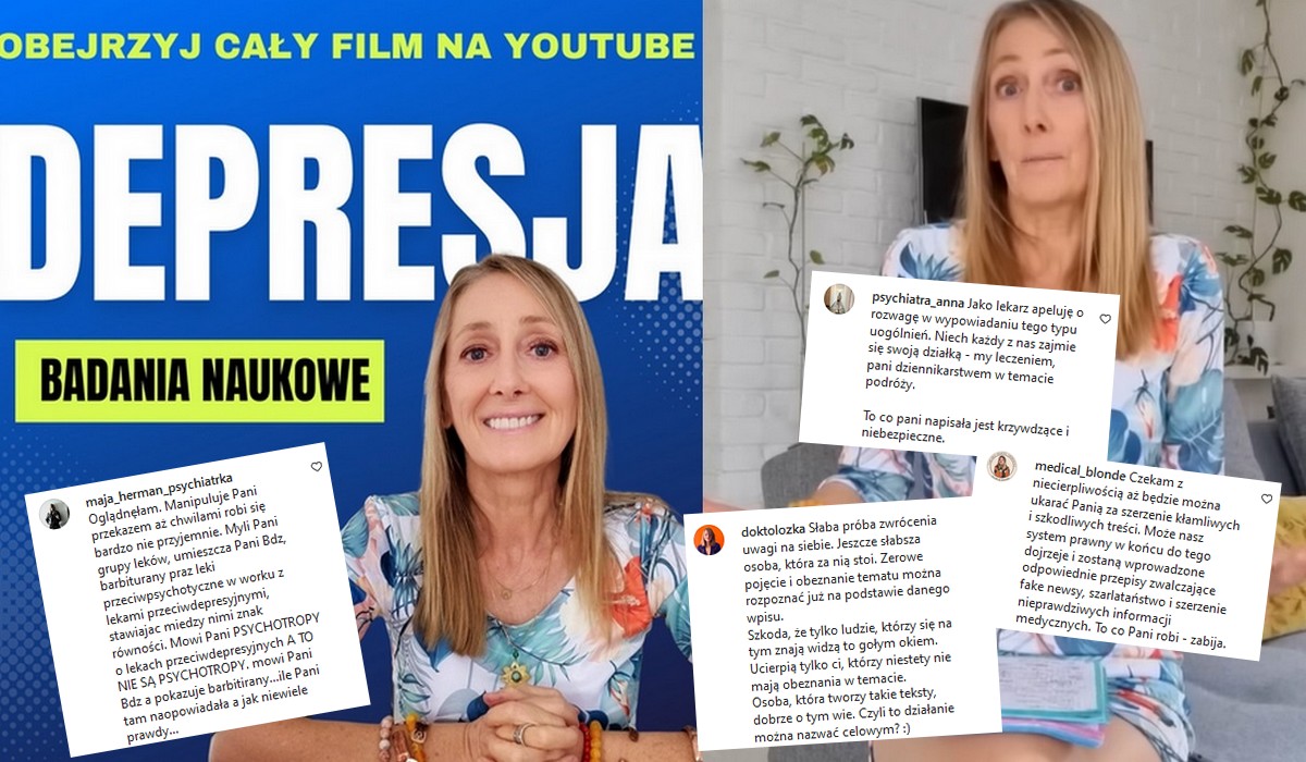 Beata Pawlikowska zrobiła film o depresji i wkurzyła lekarzy na Instagramie
