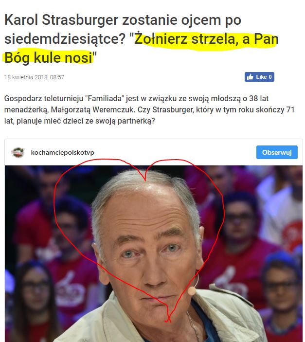 Karol Strasburger rozważa ojcostwo po siedemdziesiątce