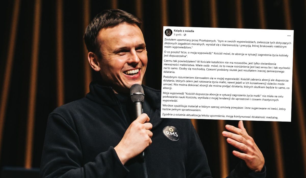 Ksiądz TikToker został upomniany przez przełożonych, ale może kontynuować swoją działalność