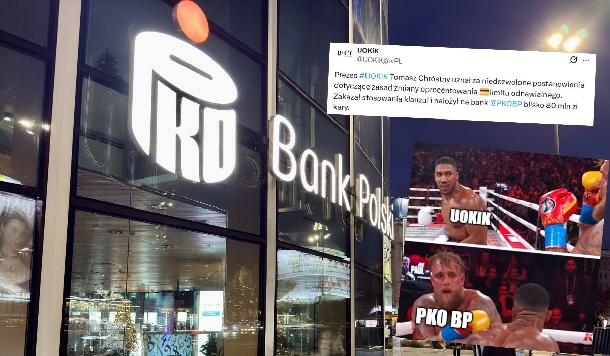 UOKiK przyłożył PKO BP prawie 80 mln kary za niedozwolone fikołki przy oprocentowaniu kredytów