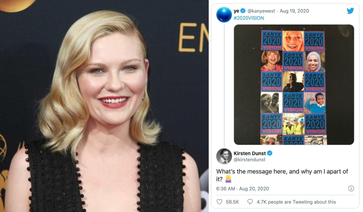 Kirsten Dunst raczej nie chce być twarzą kampanii Kanye2020
