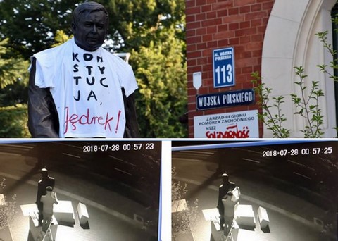 Będą kolejne koszulki na pomnikach? "Szykujemy się do dwóch następnych akcji"