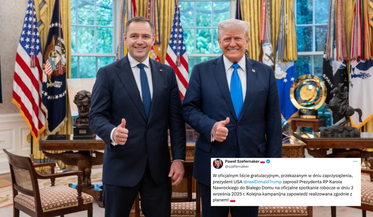 Świeżo upieczony prezydent Nawrocki spotka się 3 września z Trumpem w Białym Domu