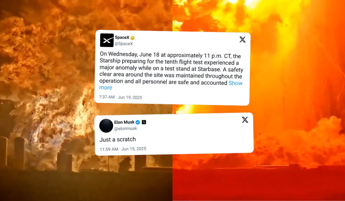 Musk robi dobrą minę do złej rakiety, która znowu wybuchła zamiast polecieć, "to tylko draśnięcie"