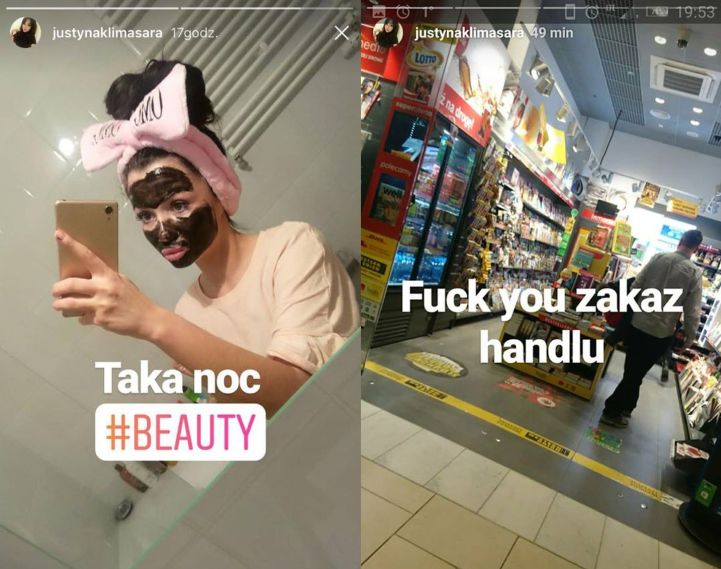 Justyna Klimasara (SLD): "F*ck you zakaz handlu" :middle_finger: :middle_finger: :rage: