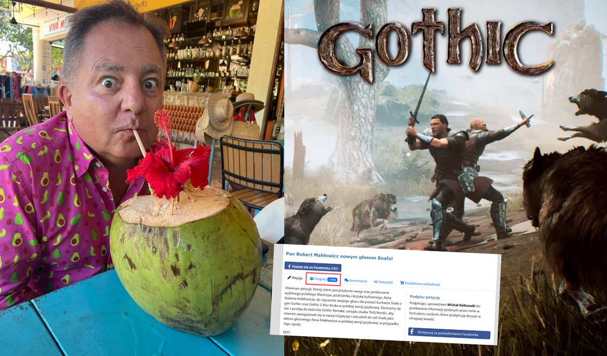 Makłowicz w Gothic Remake: pomysłu nie wyklucza ani producent gry, ani sam Makłowicz