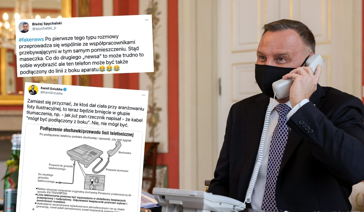 Ćwierć internetu zastanawia się, czy prezydent rozmawiał przez rozłączony telefon