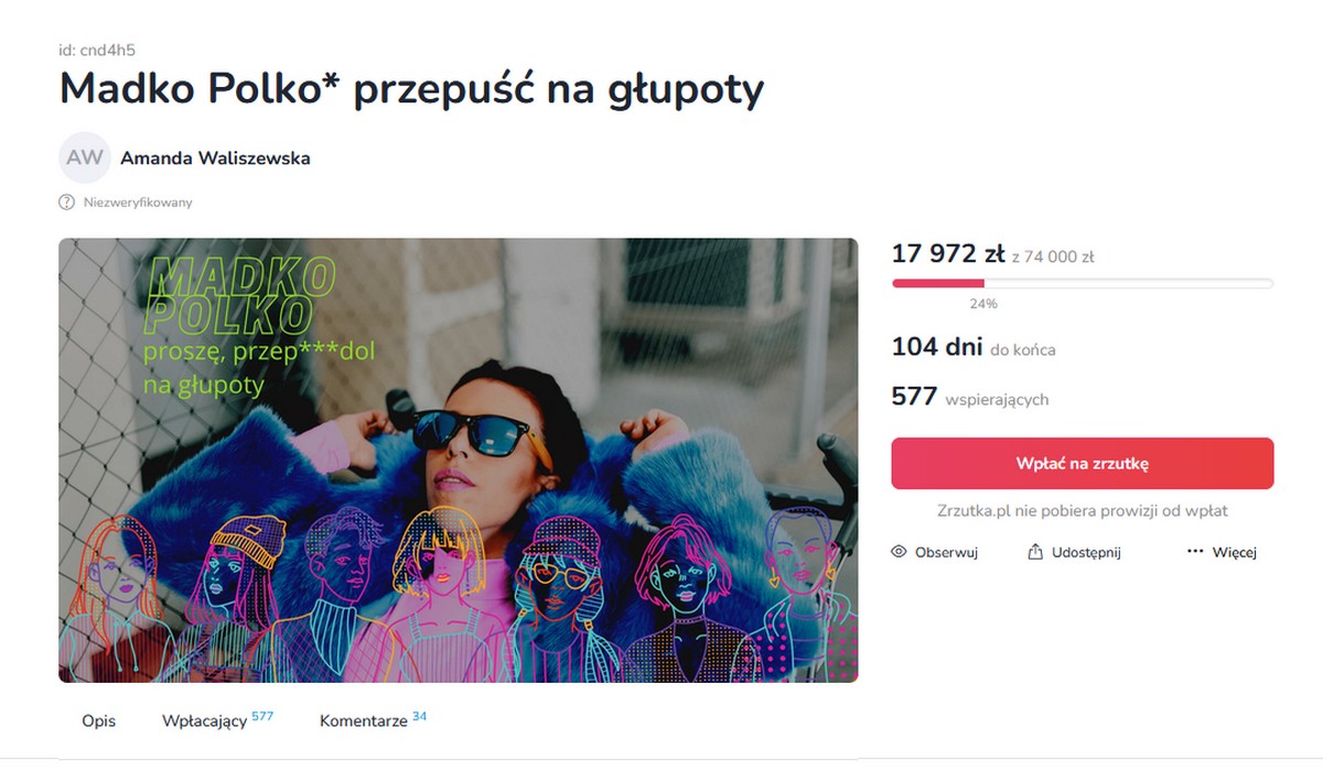 Powstała ironiczna zbiórka dla "madek" i innych potrzebujących, żeby mogli wydać wreszcie coś na przyjemności