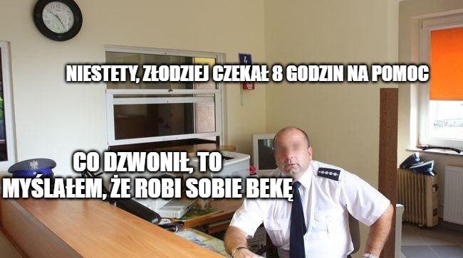 Złodziej próbował ukraść rynny z kościoła. Spadł i musiał wezwać pogotowie