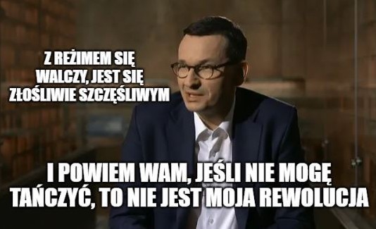 Morawiecki o walce z władzą: rzucałem koktajlami Mołotowa