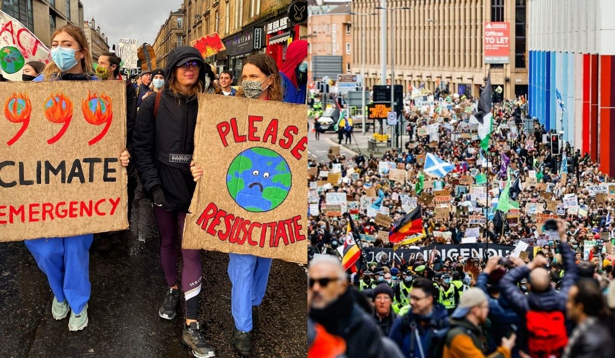 Glasgow: wielkie protesty na szczycie klimatycznym, przeciwko udawanym zmianom i "greenwashingowi"