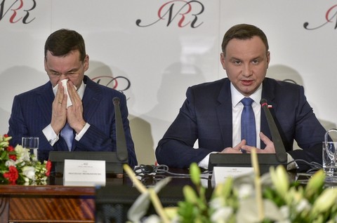 Morawiecki i Duda boją się prowokacji na Marszu Niepodległości