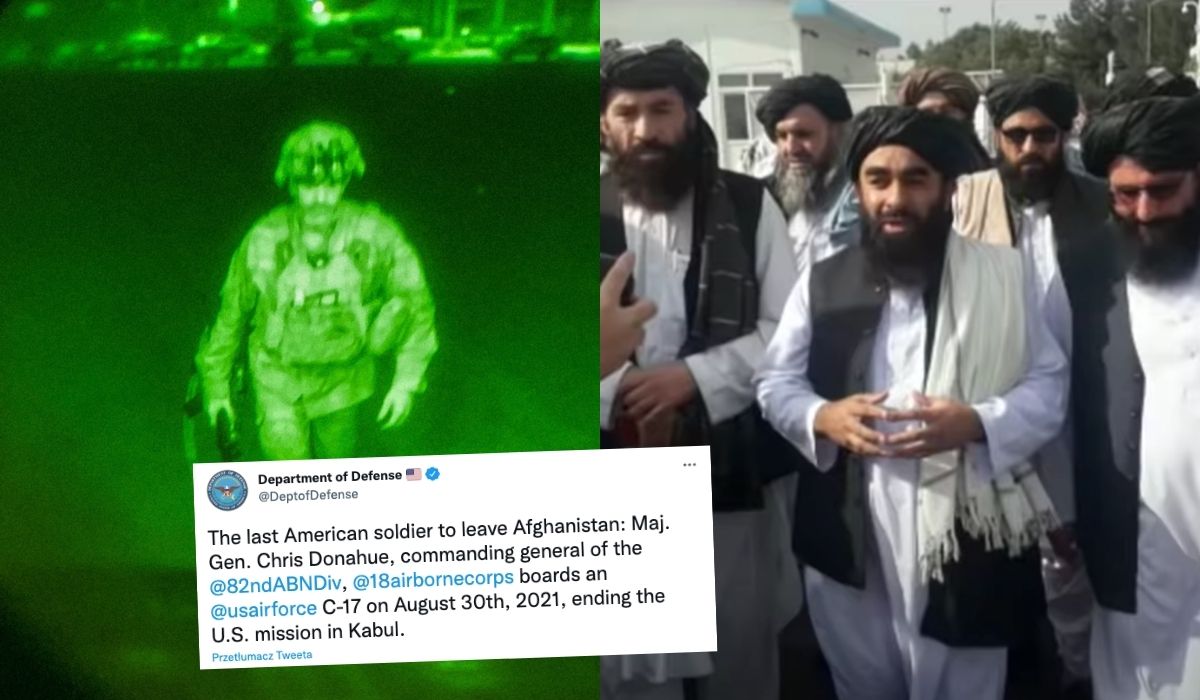 Afganistan: ostatni amerykański żołnierz opuścił kraj, talibowie ogłaszają "pełną niepodległość"