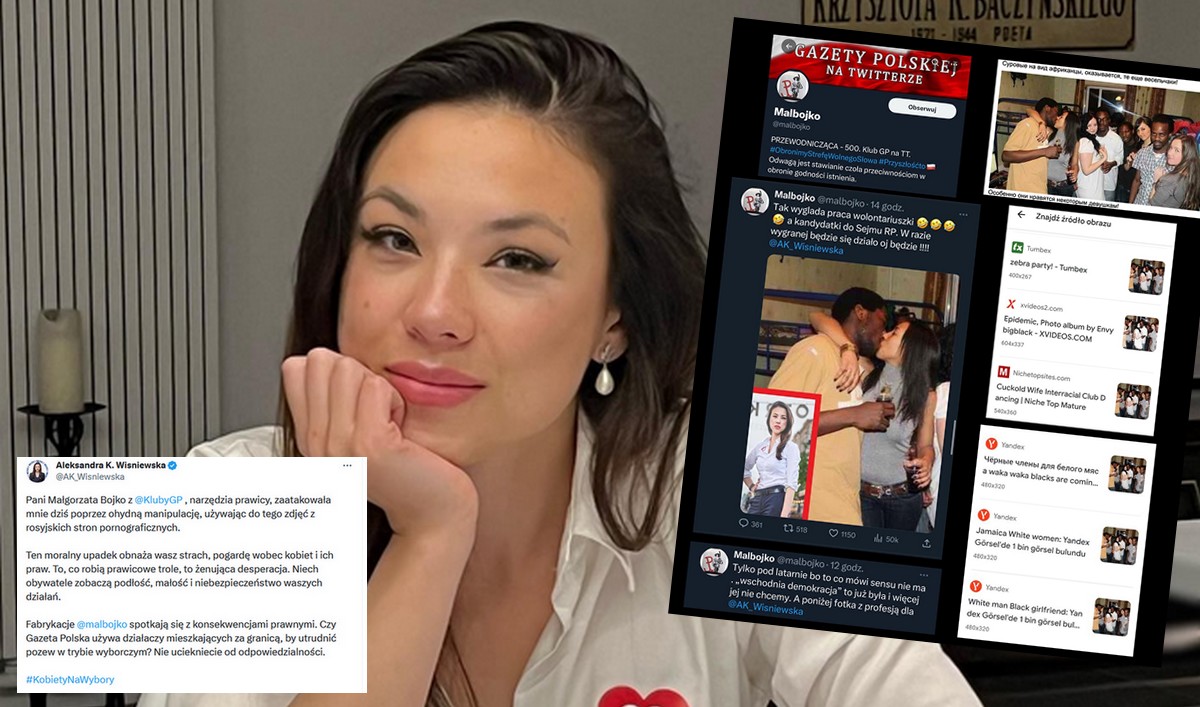 Wiśniewska (KO): Kluby Gazety Polskiej zaatakowały mnie zdjęciami z rosyjskiego p*rno