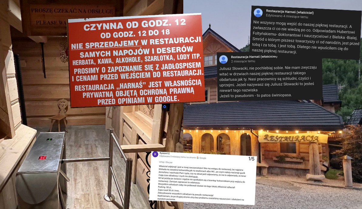 Restauracja Harnaś zasłynęła jako szczyt góralskiej cebulo-przedsiębiorczości