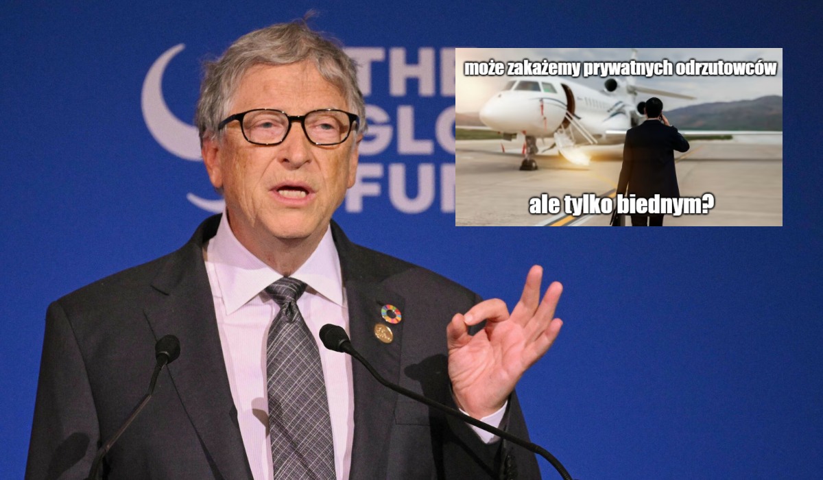 Bill Gates tłumaczy, jak godzi posiadanie czterech odrzutowców z walką o klimat