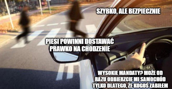 Prezes Polskiego Towarzystwa Kierowców przeciw wysokim mandatom, pierwszeństwu pieszych i innym "absurdom"