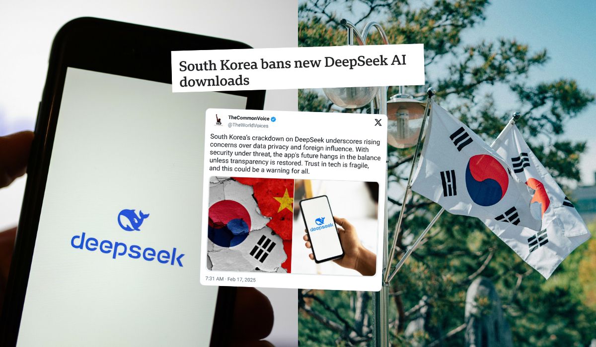Korea Południowa zakazuje pobierania chińskiej sztucznej inteligencji DeepSeek