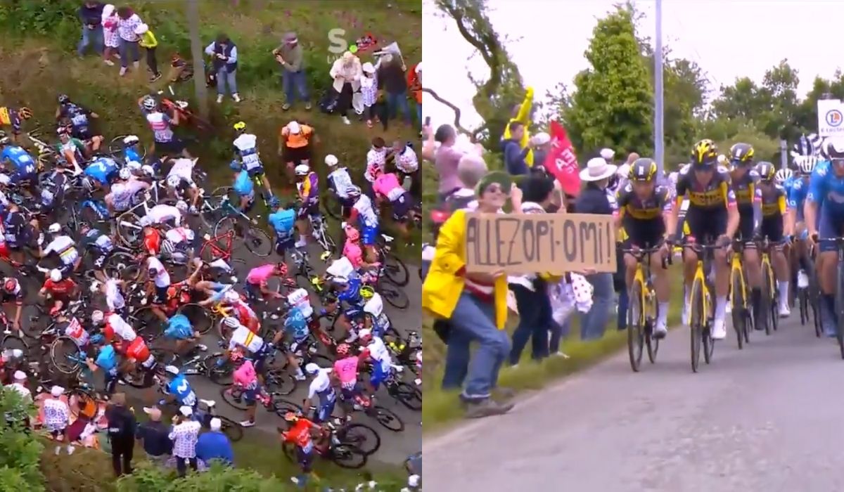 Policja wciąż szuka kobiety, która spowodowała karambol na Tour de France, organizatorzy szykują pozew