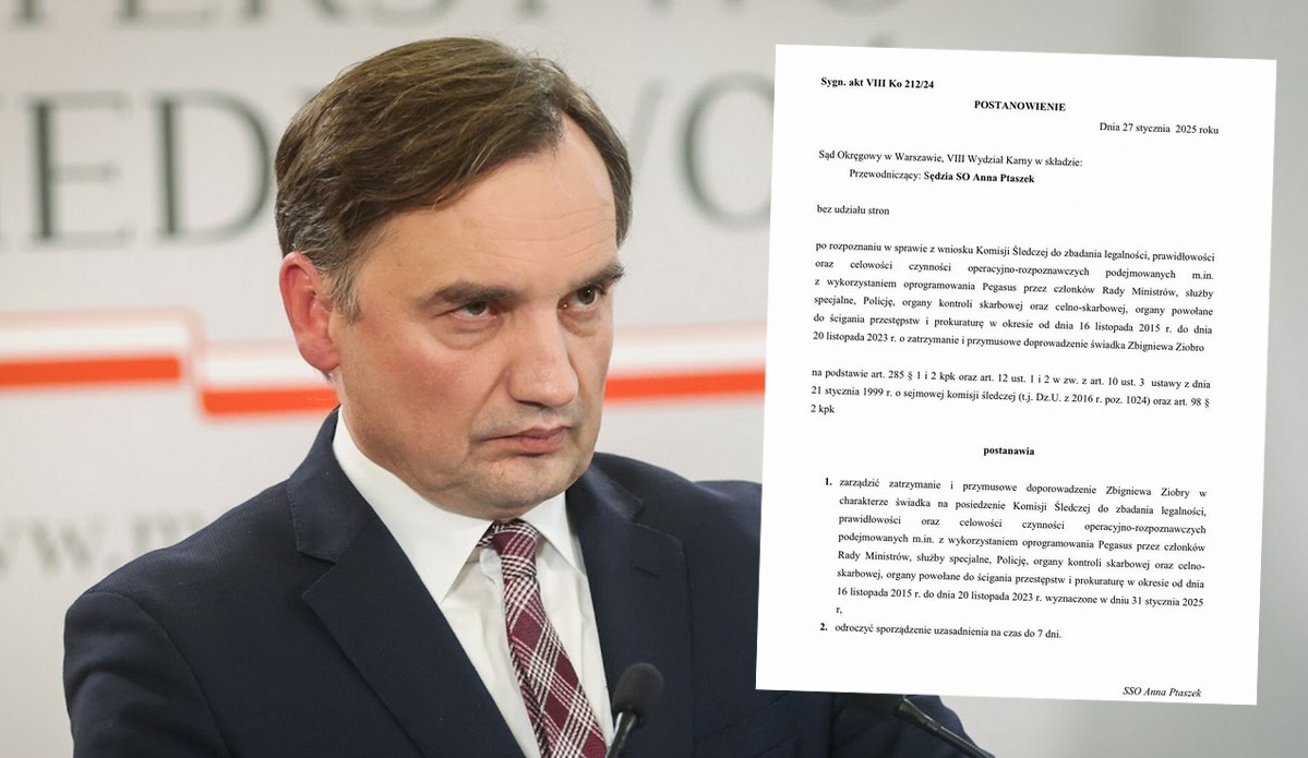 Sąd nie okazał się fujarą i zgodził się na przymusowe doprowadzenie Ziobry na komisję śledczą ds. Pegasusa
