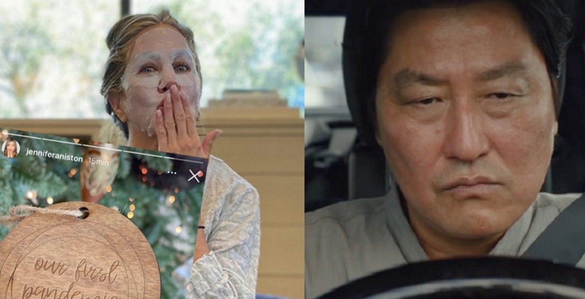 Jennifer Aniston świętowała trochę Boże Narodzenie, a trochę pierwszy rok pandemii